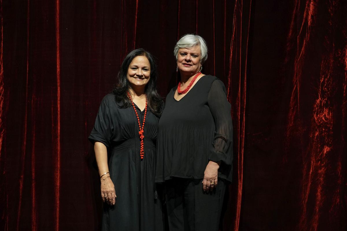 Wendy M Dickson (right) started the fundraiser in memory of Fr Clement, who passed away from cancer